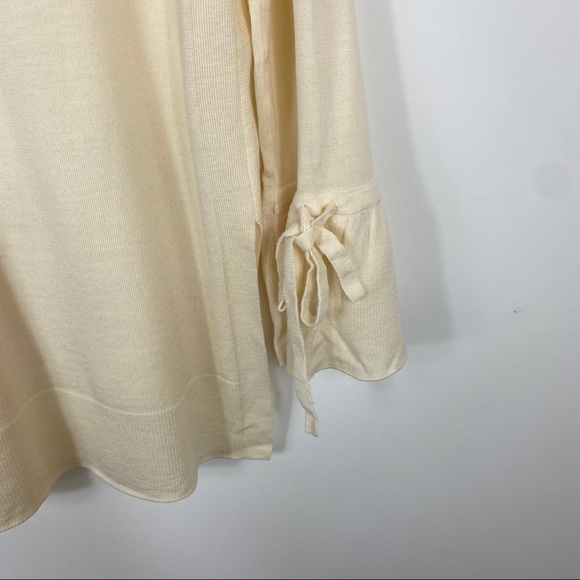 J.Crew | Merino V Neck Sweater Drawstring Sleeves - Picture 11 of 12